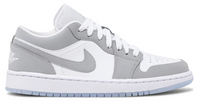 szare białe niebieskie jasne niskie buty air jordan 1 low white wolf grey