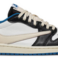 niebieskie białe kremowe czerwone cactus jack niskie buty air jordan 1 low x travis scott x fragment w kolaboracji z travis scott i fragment