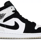 białe kremowe czarne średnie buty air jordan 1 mid diamonds shorts