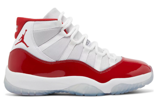 czerwone wiśniowe białe buty air jordan 11 cheery