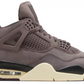 fioletowe białe beżowe kremowe buty air jordan 4 a ma maniere violet ore w kolaboracji z a ma maniere
