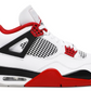 czerwone białe czarne buty air jordan 4 fire red 2020