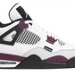 bordowe białe czarne paname buty air jordan 4 paris saint germain psg w kolaboracji z PSG