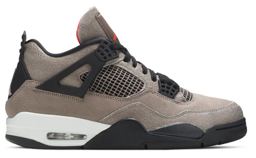 białe czarne brązowe buty air jordan 4 taupe haze