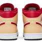 Air Jordan 1 Mid Cardinal Red/Light Curry Cardinal