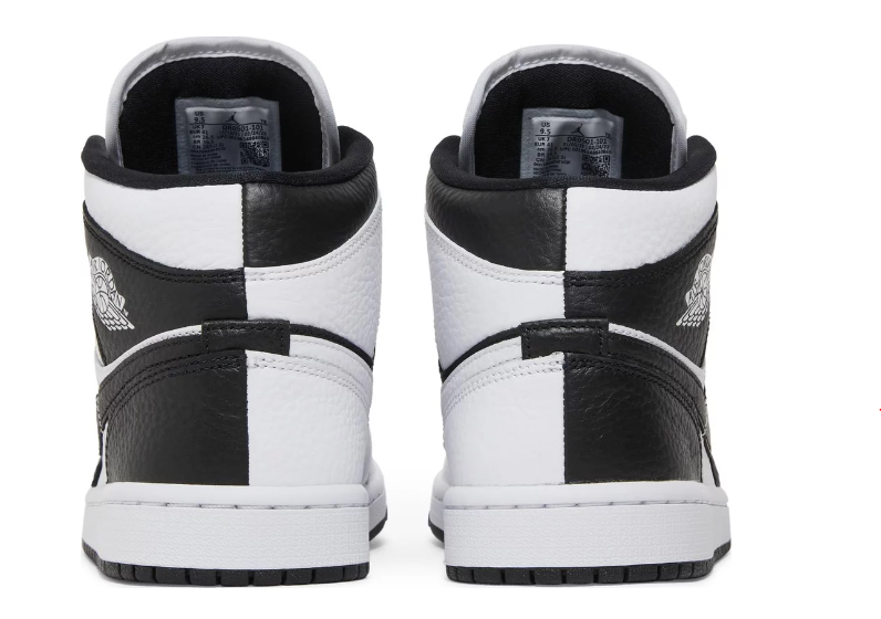 Air Jordan 1 Mid Split Black White (W)