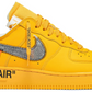 żółte srebrne czarne białe buty nike air jordan 1 low off white lemonade w kolaboracji z off white