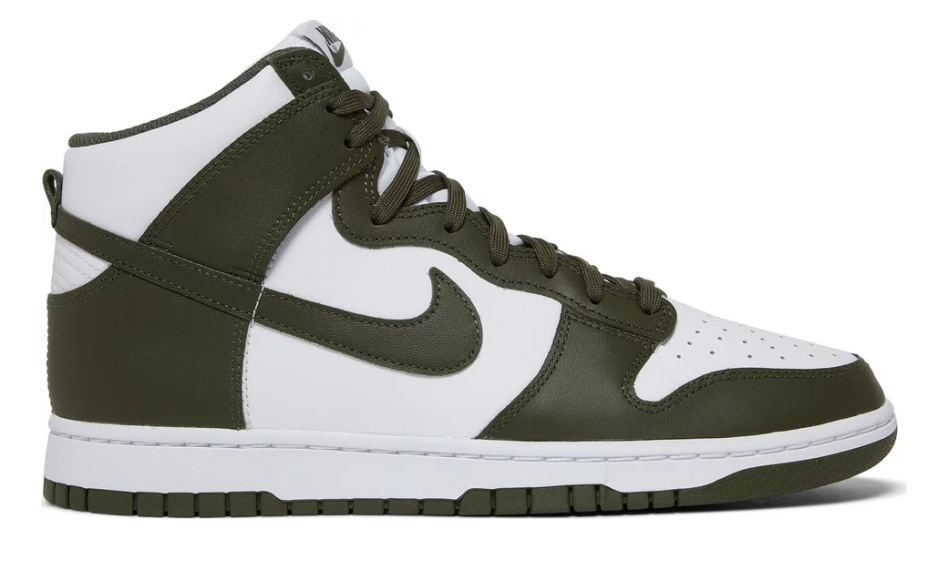 zielone cargo khaki wysokie buty nike dunk high cargo khaki 