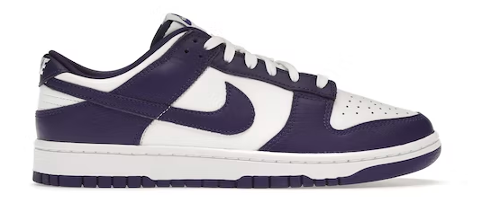 fioletowe białe niskie buty nike dunk low championship court purple