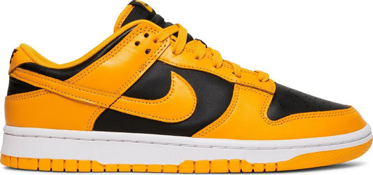 żółte złote białe czarne niskie buty nike dunk low goldenrod