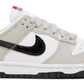 kremowe czerwone białe czarne niskie buty nike dunk low iron ore