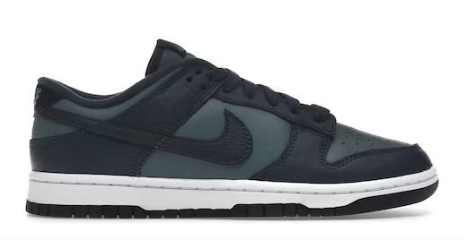 czarne białe ciemne granatowe szare niskie buty nike dunk low mineral slate armor navy