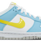 żółte białe szare niebieskie baby blue niskie buty nike dunk low next nature homer simpson gs dziecięce przyjazne środowisku