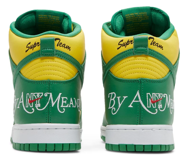 Nike Dunk High SB Supreme By Any Means Brazil