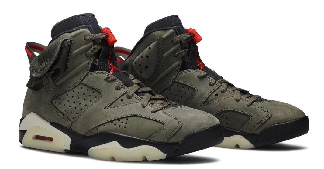 Air Jordan 6 Retro x Travis Scott Olive OG