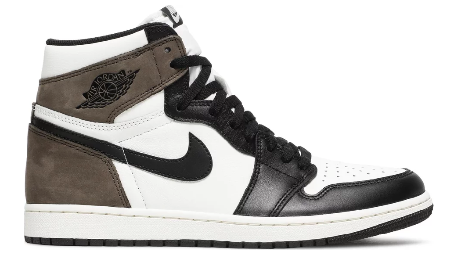 brązowe czarne białe air jordan 1 high mocha