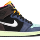brązowe niebieskie czarne białe żółte różowe granatowe wielokolorowe wysokie buty air jordan 1 high tokyo bio hack 