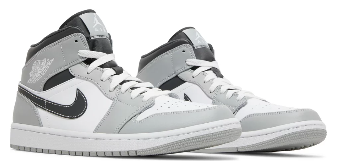 Air Jordan 1 Mid Light Smoke Grey Anthracite
