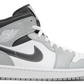 szare czarne białe siwe średnie buty air jordan 1 mid ligh smoke grey anthracite