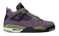 fioletowe czarne białe oliwkowe buty air jordan 4 canyon purple