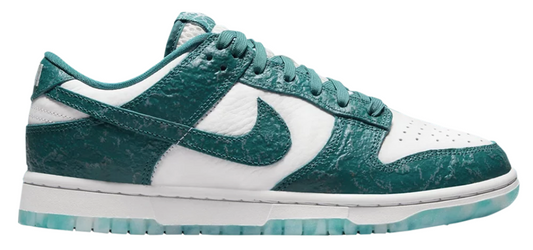 niebieskie morskie białe popękane niskie buty nike dunk low ocean